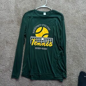Green Long Sleeve Tennis Shirt